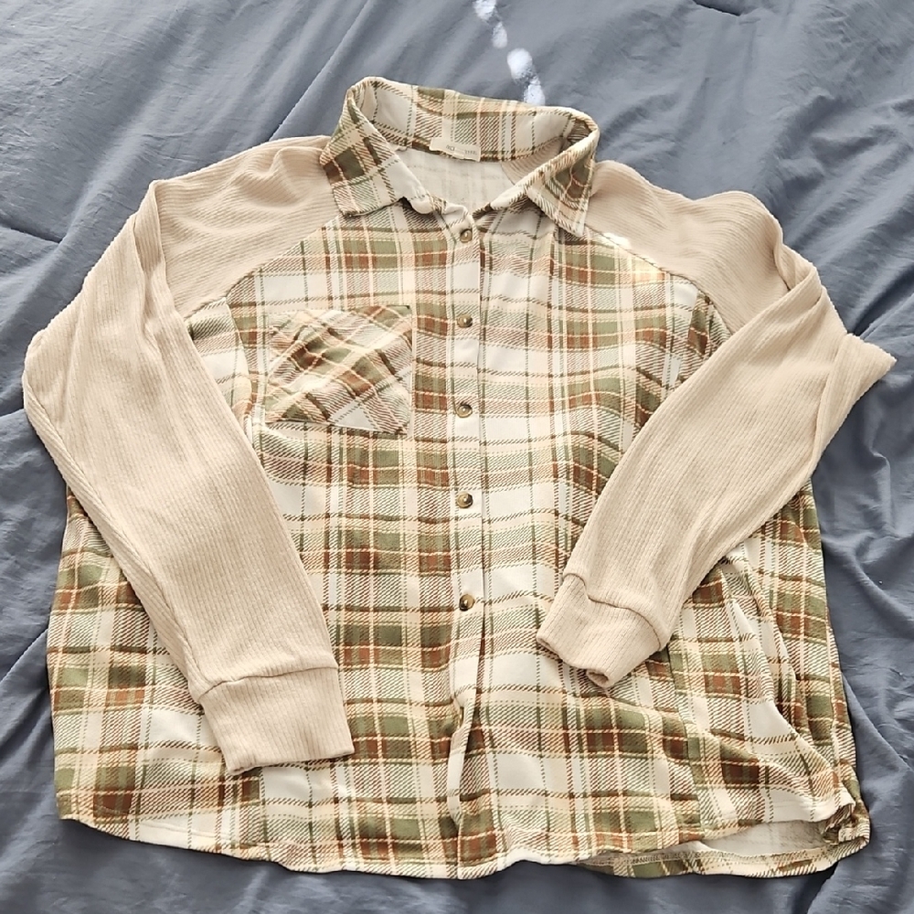 Modish Rebel Plaid Button Up